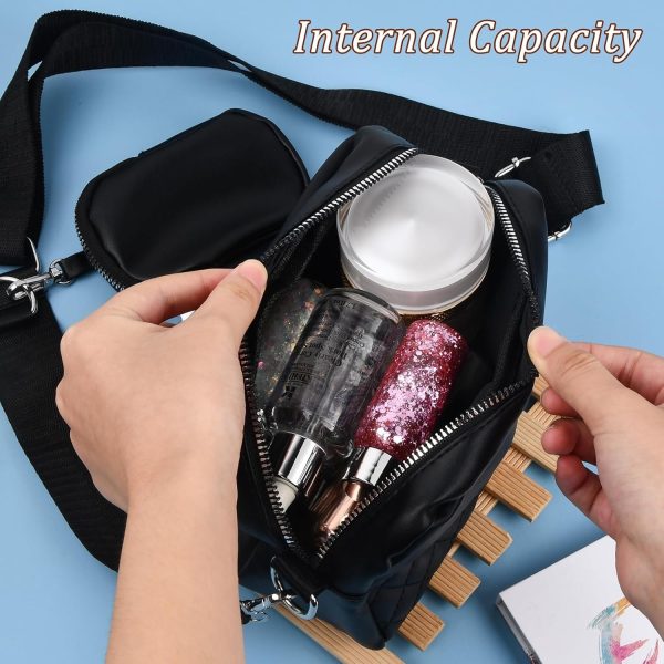 Stylish Girl’s Convertible Crossbody Bag – Fashion Handbags for Ladies PU Leather Polyester Waterproof Shoulder Bags With Change Purse Trending Travel Crossbody Bag – 1 Pc